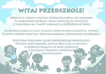 Życzenia na rozpoczęcie nowego roku szkolnego dla przedszkolaków